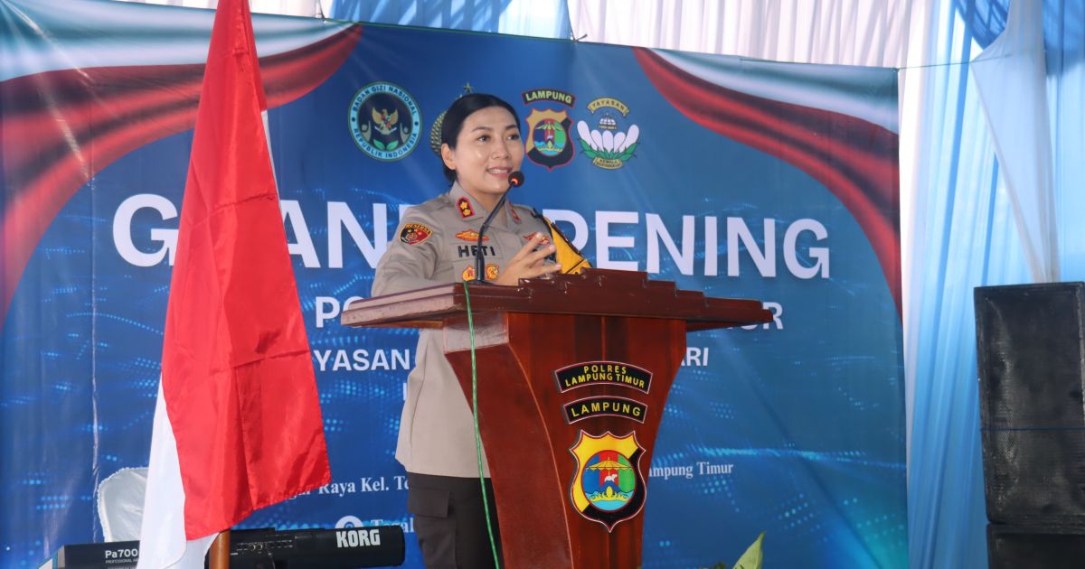 Grand Opening SPPG Polres Lamtim Diresmikan Kapolres