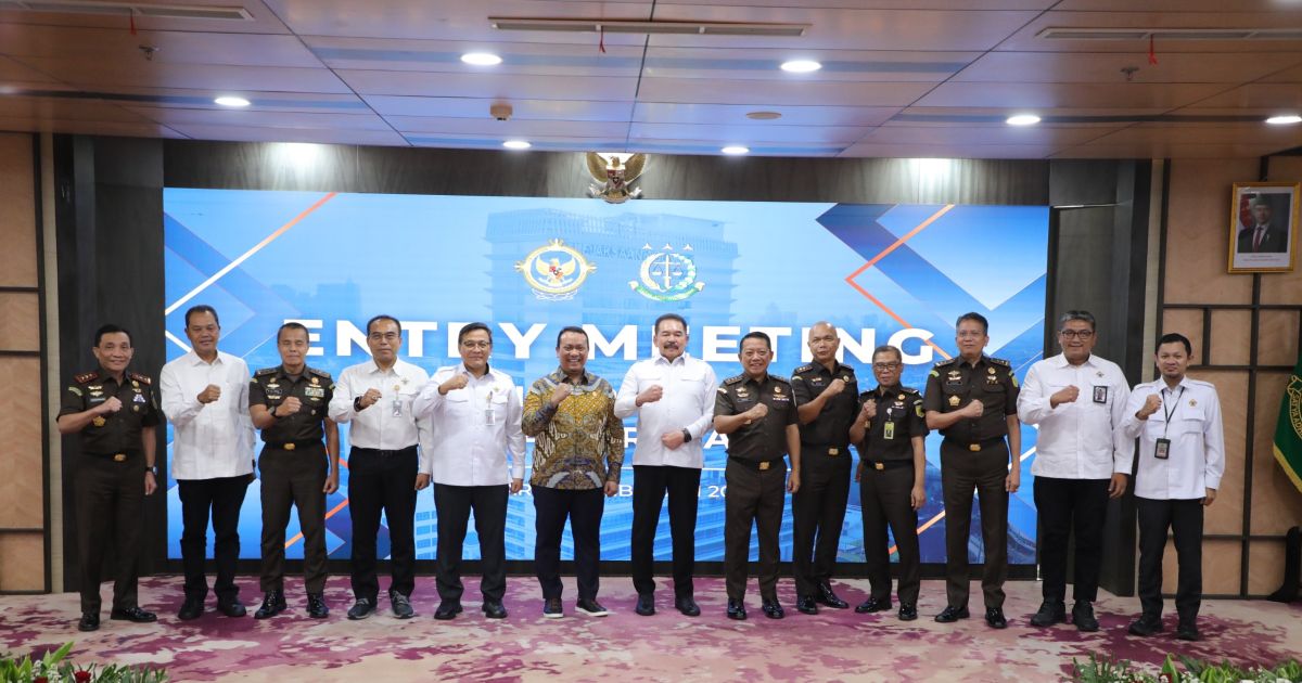 Entry Meeting bersama BPK Jaksa Agung Tekankan Transparansi dan Akuntabilitas