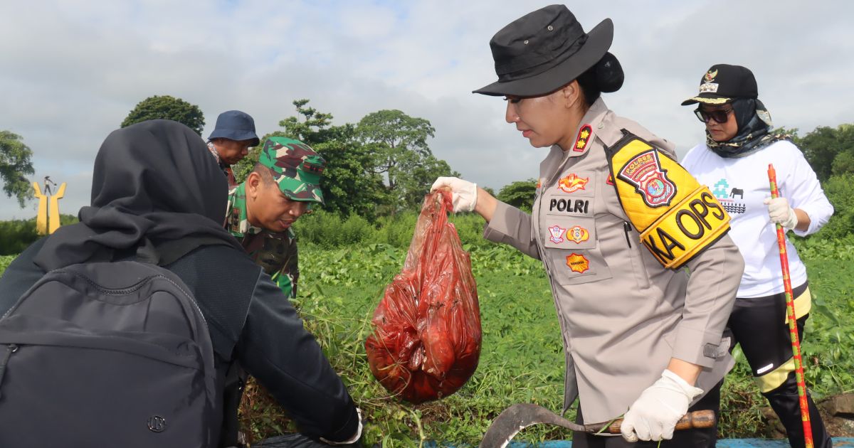 Gerakan Indonesia Asri Didukung Kapolres Kerja Bareng Forkopimda Lamtim