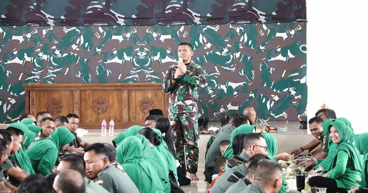 Tradisi Ruwahan Digelar Kodim 0429/Lamtim Dalam Rangka Sambut Ramadhan 1447 Hijriah