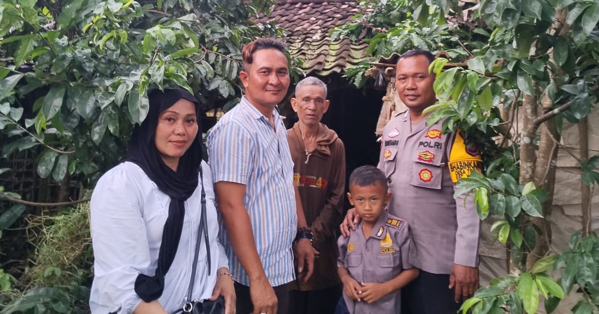AIPTU Bambang Donasikan Gajinya Untuk Bedah Rumah Warga Kurang Mampu