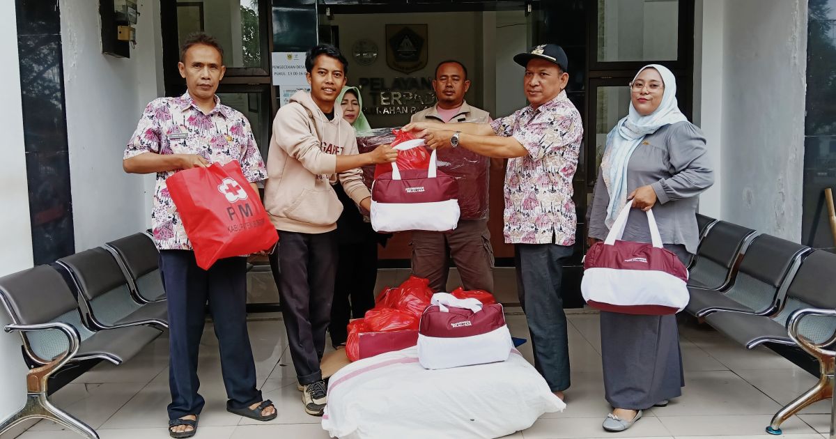 Kelurahan Pakansari Salurkan Bantuan Terdampak Musibah Puting Beliung