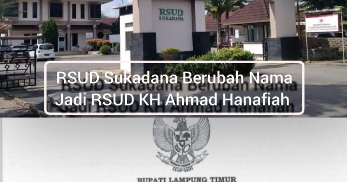 Nama RSUD Sukadana Dirubah RSUD KH.Ahmad Hanafiah, Bupati Lamtim, Ella: Minta Masukan