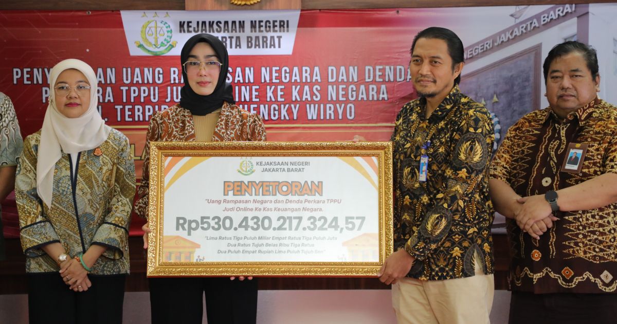 Penyetoran Uang Rampasan Negara dan Denda Perkara Tindak Pidana Pencucian Uang (TPPU)