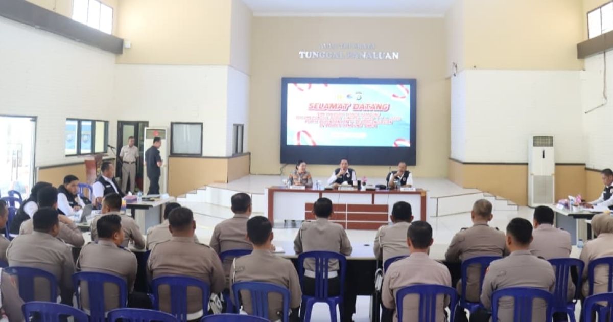 Tim Itwasda Polda Lampung Sidak Logistik di Polres Lampung Timur