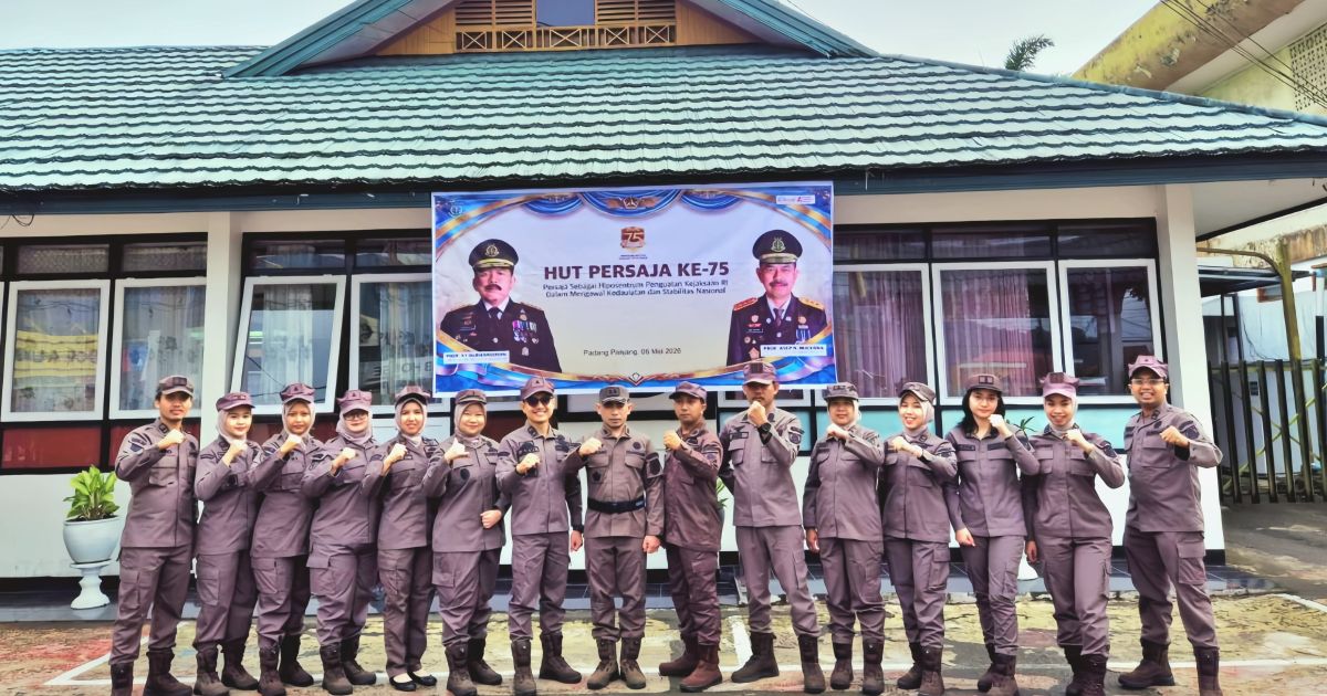 Gelar HUT PERSAJA Ke-75, Kejati Padang Panjang Mengawal Kedaulatan Hukum