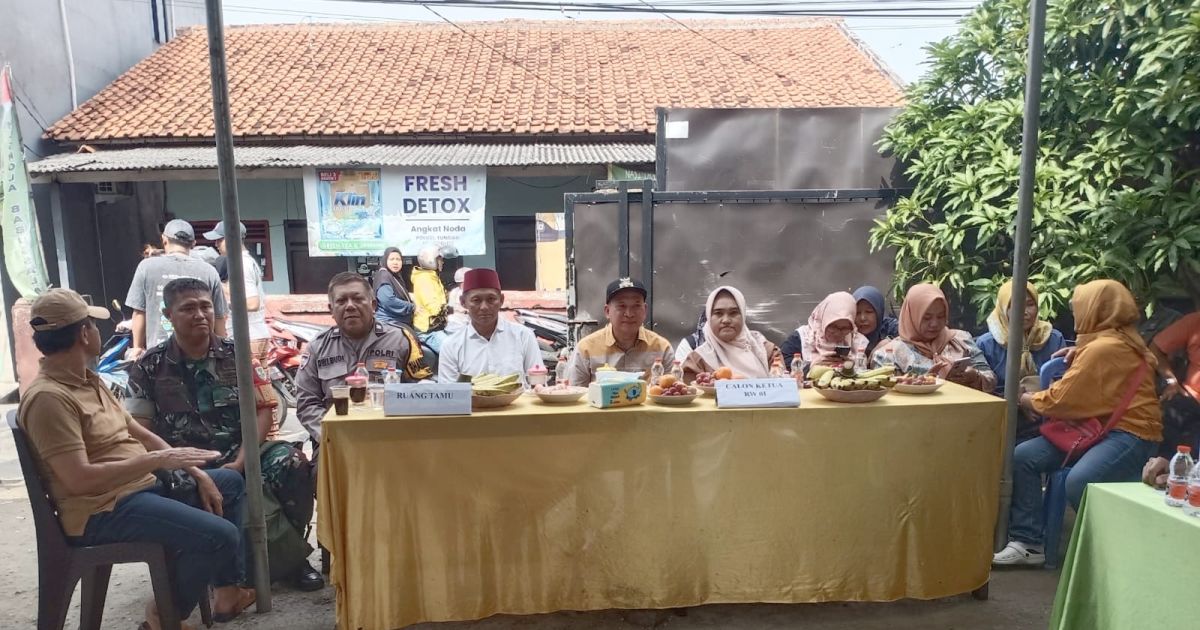 Pemilihan Ketua RW O1 Kelurahan Pakansari  Kecamatan Cibinong