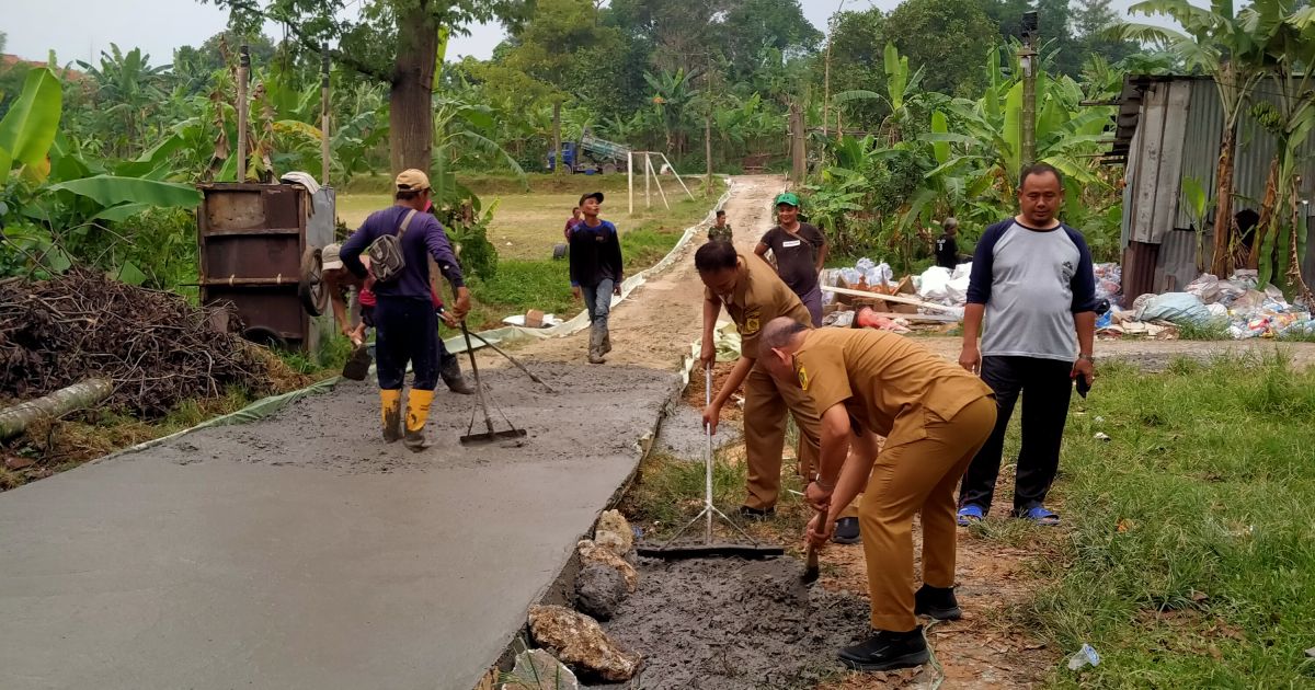 Realisasi Pembangunan Infrastruktur Kelurahan Pakansari Kecamatan Cibinong Tahun Anggaran 2026