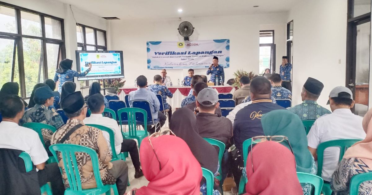 Kedatangan Tim Verifikasi Seleksi Camat dan Lurah Terbaik Tahun 2026, Kelurahan Pakansari