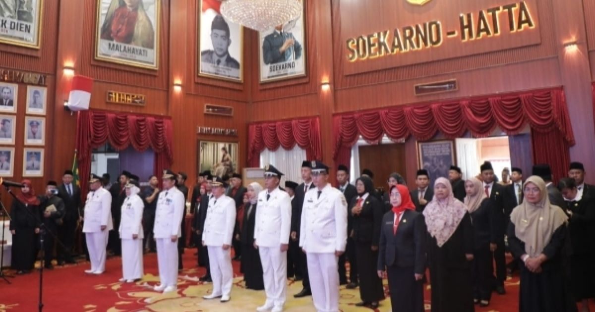 Di Pendopo Lagi, Sebanyak 32 Pejabat Lingkungan Pemkab Bogor di Lantik
