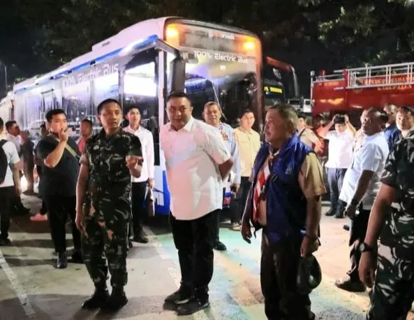 Rudy Susmanto Bersama Forkopimda Pantau Langsung Malam Pergantian Tahun Baru 2026