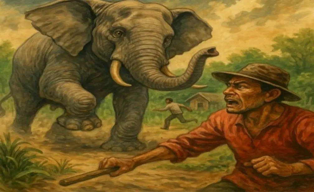 Konflik Gajah-Manusia Kembali Terjadi, Kepala Desa Braja Asri Meninggal Diserang Gajah