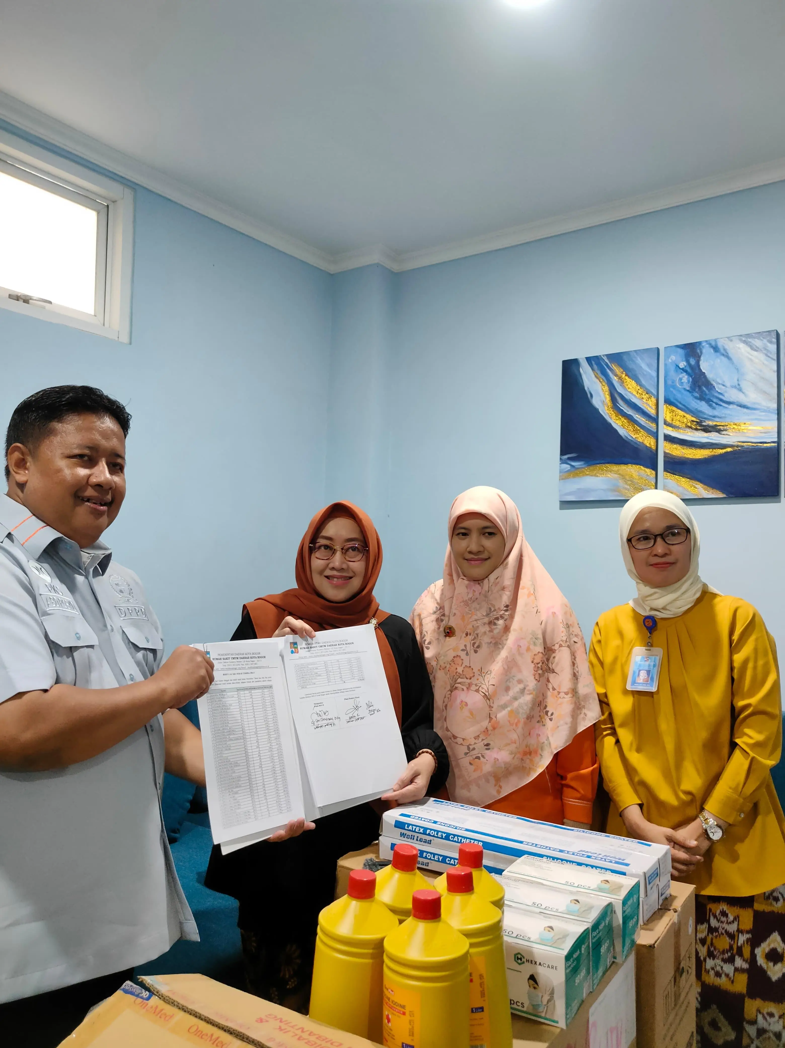 Anggota Dewan Fraksi PKS Kota Bogor Berikan Dukungan dan Bantuan untuk RSUD