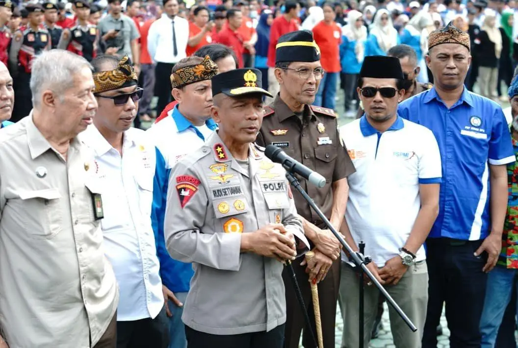 Kapolda Jabar Tegaskan Komitmen Jaga Stabilitas Lewat Deklarasi ‘Sauyunan Ngajaga Lembur