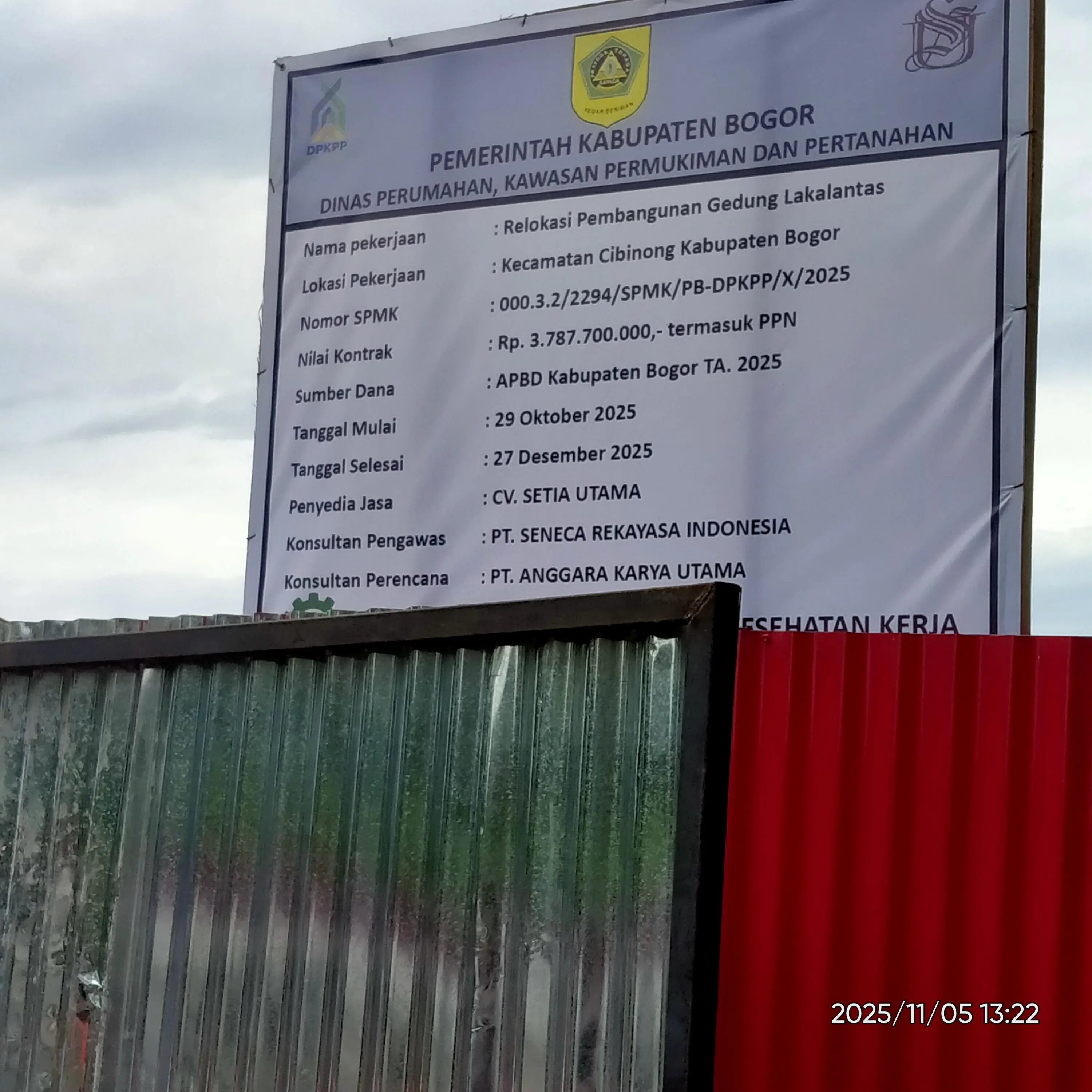 Proyek APBD DPKPP Kabupaten Bogor Dikerjakan dengan Gaya Preman, Wartawan Dilarang Liput!! 