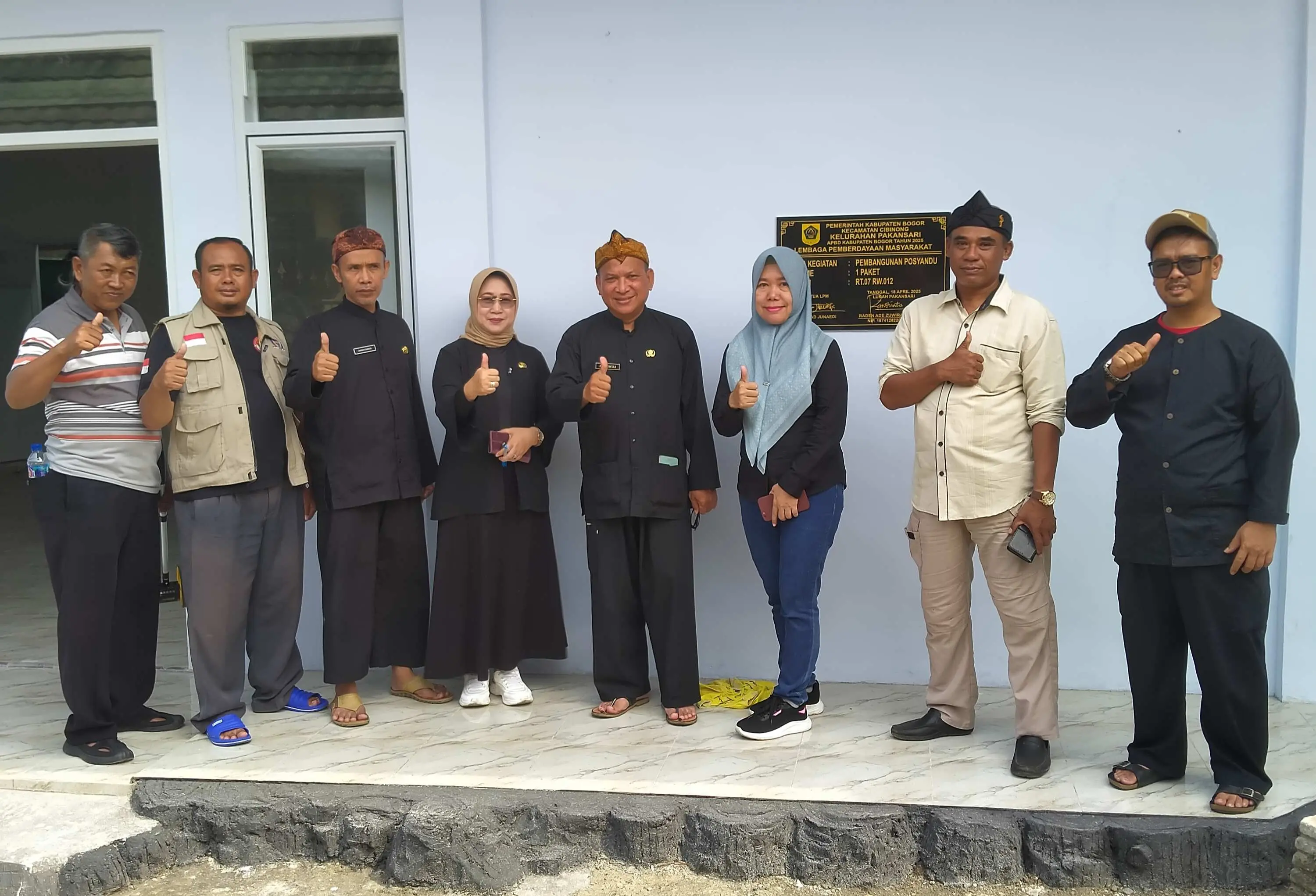 Monitoring Pembangunan Infrastruktur Tahap pertama Kelurahan Pakansari Kecamatan Cibinong 