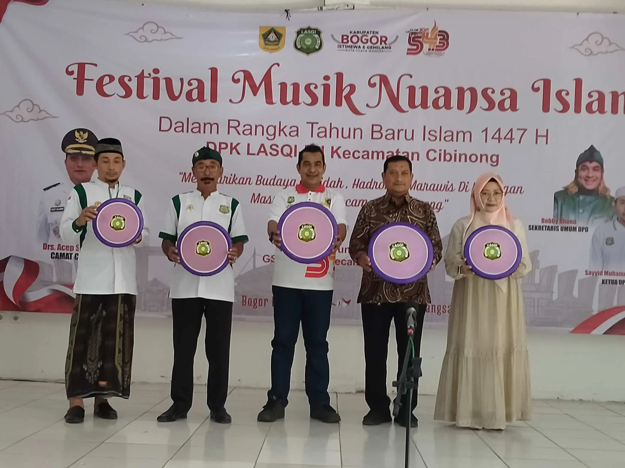 Acep Sajidin Hadiri Festival Musik Nuansa Islami Tingkat Kecamatan Cibinong 