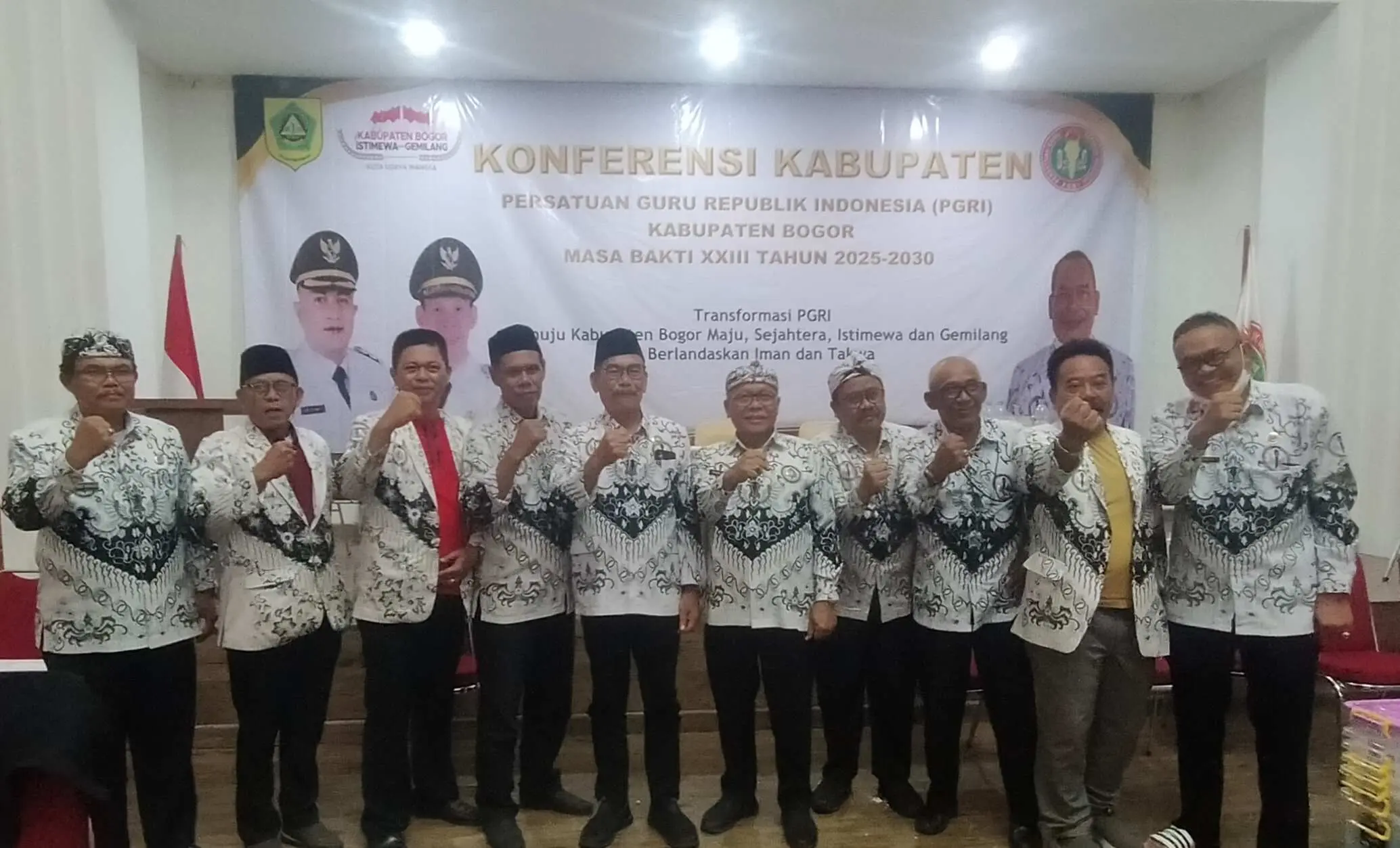 Amsohi. M.Pd .M.M Pimpin Kembali Persatuan Guru Republik Indonesia Kabupaten Bogor Periode 2025 - 2030