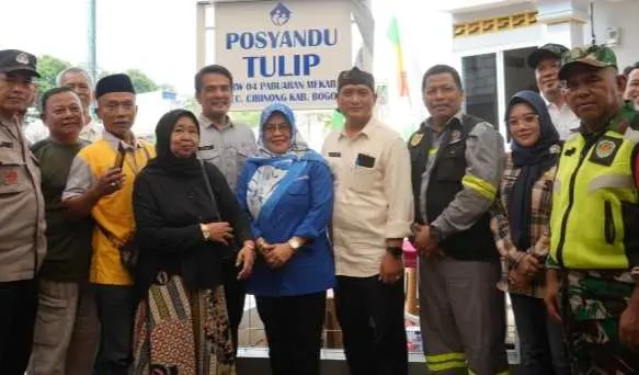 Resmikan Posyandu Tulip Rukun Warga 04 Pabuaran Mekar, Ini Pesan Acep Sajidin 