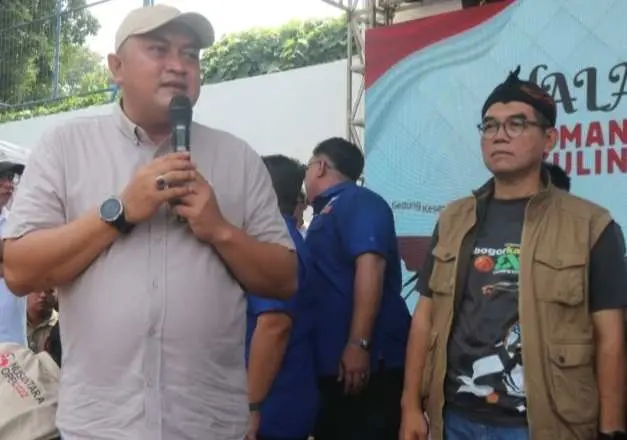 Rudy Susmanto Bupati Bogor Hadiri Kegiatan Mancing Massal,Kuliner Gratis Setu Gedung Kesenian Cibinong 