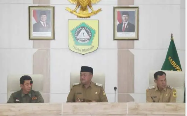 Respon Cepat Bupati Bogor Gelar Rakor Bersama Kepala Badan Penanggulangan Bencana Daerah 