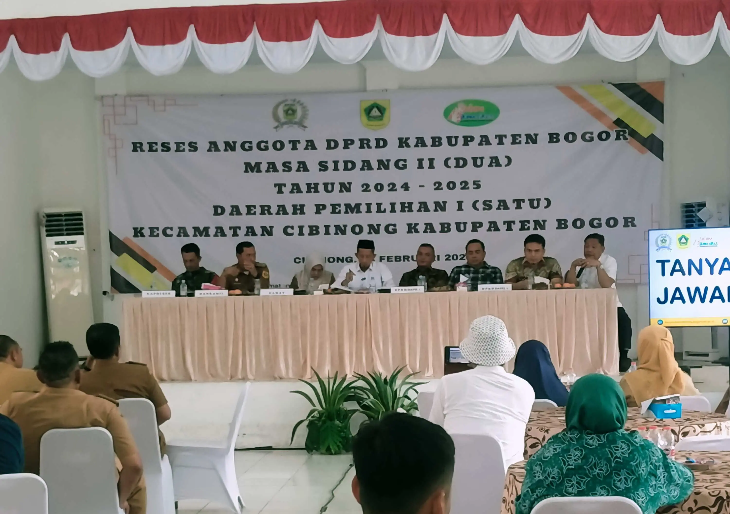 Reses Anggota DPRD Kabupaten Bogor Masa Sidang II Kecamatan Cibinong Tahun 2024 - 2025.