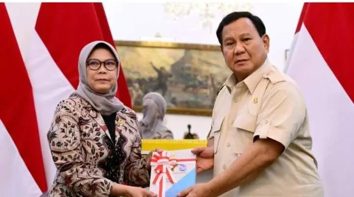 Presiden Prabowo Subianto Terima IHSPI Tahun 2024 Dari Badan Pemeriksaan Keuangan 