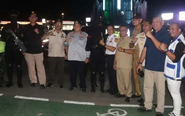 Bachril Bakri Beserta Jajaran Tinjau Kesiapan Pengamanan Pergantian Tahun Baru