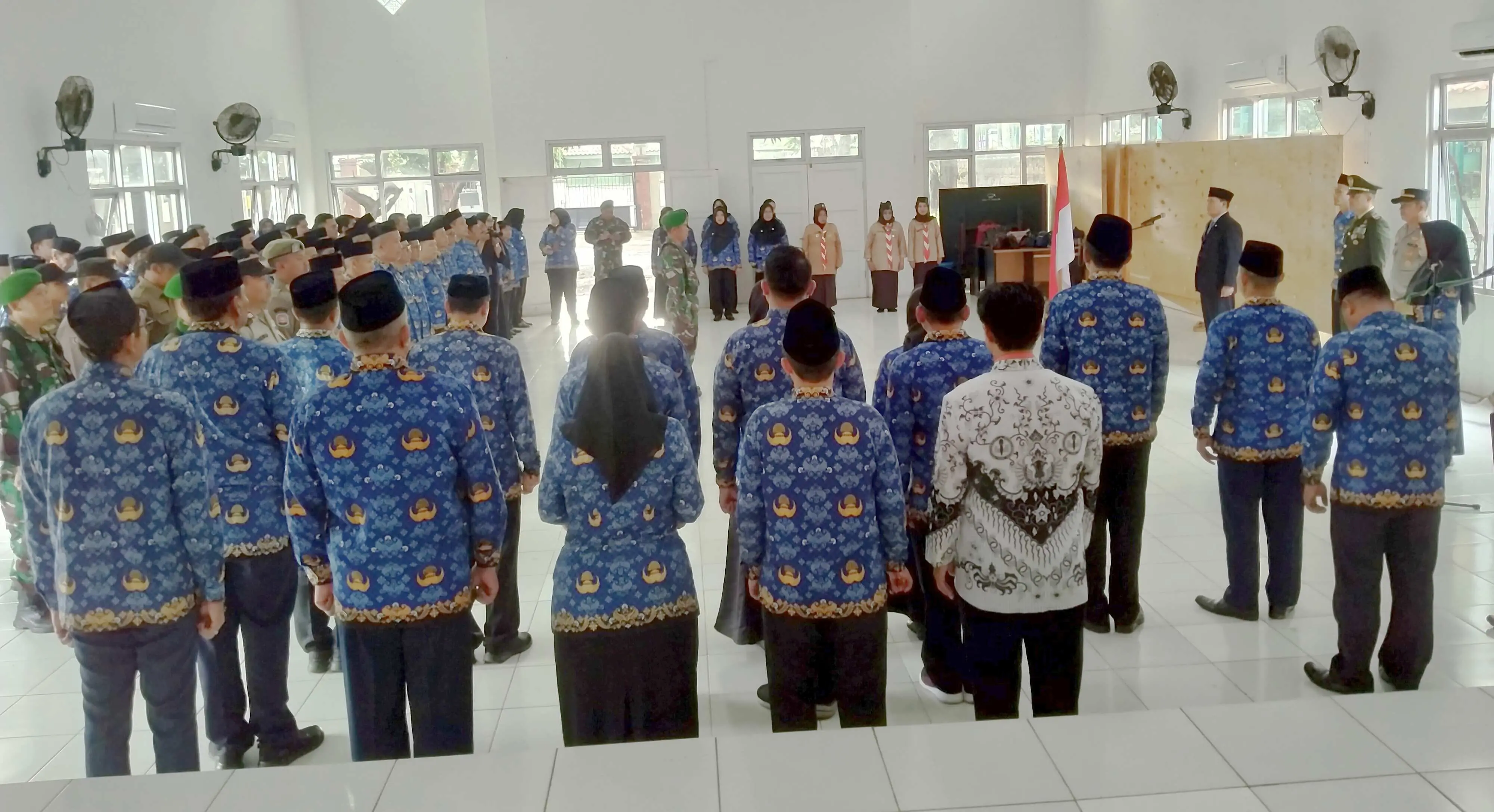 Peringatan Hari Bela Negara ke 76 Tingkat Kecamatan Cibinong 