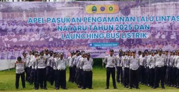 Persiapan Pengamanan Nataru Pemkab Bogor Gelar Apel Gabungan 