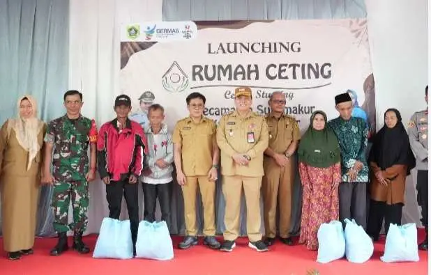 Resmikan Rumah Ceting Bentuk Komitmen Pemkab Bogor Perangi Stunting 
