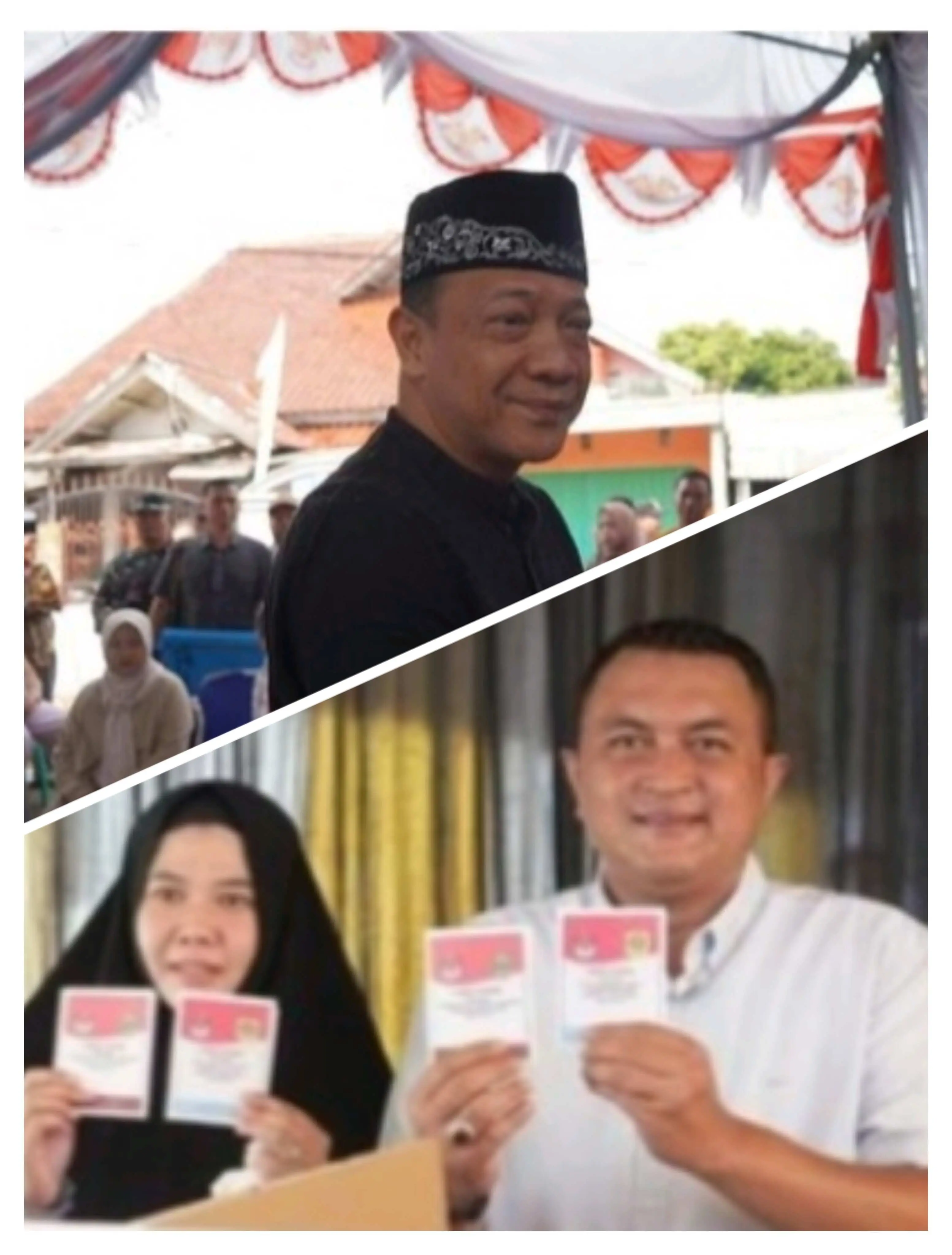 Gunakan Hak Pilih di Kediamannya Masing-Masing Kedua Paslon Bupati dan Wakil Bupati Bogor 