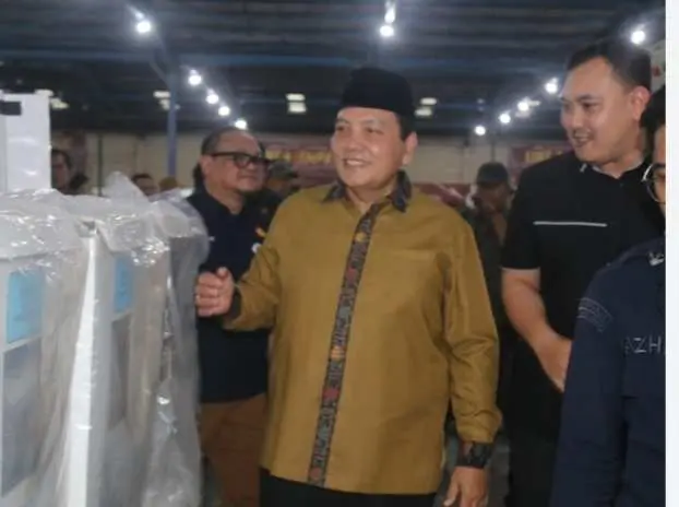 Tinjau Kesiapan Logistik Pilkada Kabupaten Bogor Berjalan Baik 