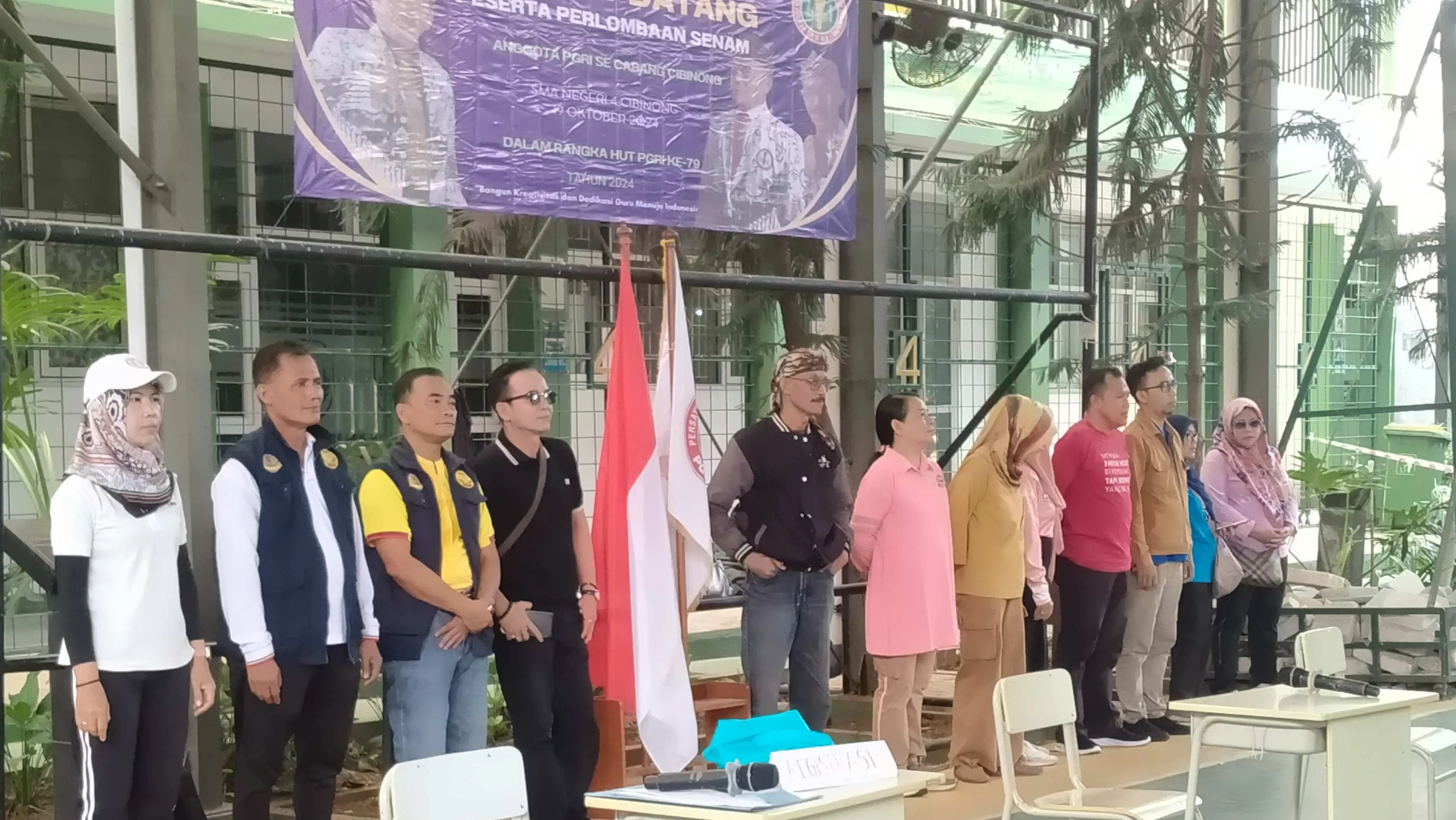 Dua Puluh Tim Ikuti Lomba Senam PGRI Cabang Cibinong 