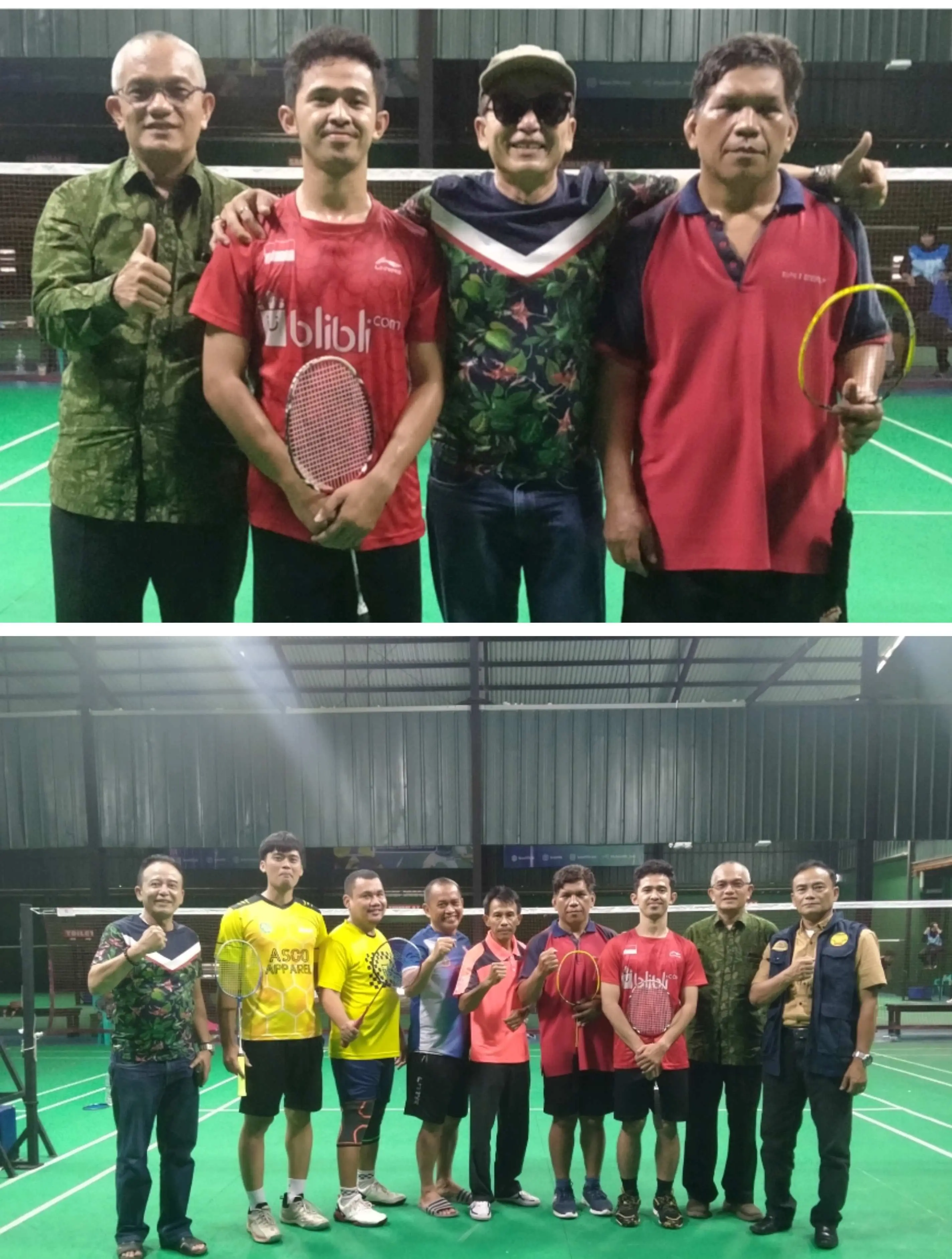 Wildan/Lakindo Juara Satu Putra Turnamen Badminton PGRI Cabang Cibinong 